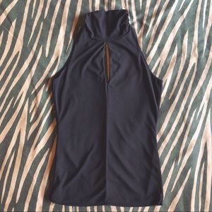 SOLD ❌ sexy mock neck cutout top